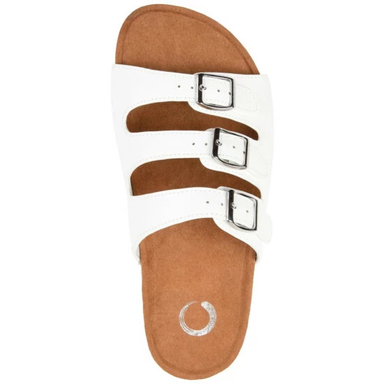 Promo ✔️ Journee Collection 👩 Women's Desta Slide White 😍 - Image 5