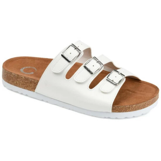 Promo ✔️ Journee Collection 👩 Women's Desta Slide White 😍 - Image 11