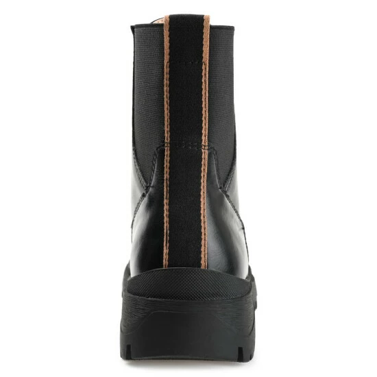 Best deal ⭐ Journee Collection 👩 Womens Tru Comfort Foam Hallam Bootie Black Black 😍 - Image 5