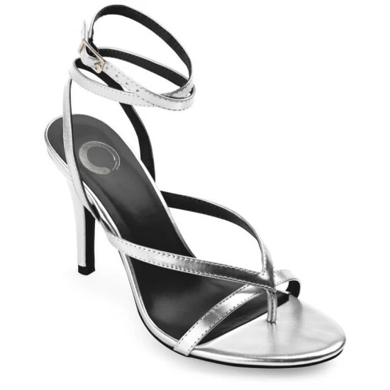 New 🎁 Journee Collection 👩 Womens Waverlee Pump Silver ✨ - Image 11