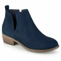 Best Pirce 😍 Journee Collection 👩 Womens Rimi Bootie Blue 🛒