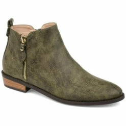 Coupon ❤️ Journee Collection 👩 Womens Ellis Bootie Olive 🎉