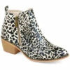 Best Sale 🤩 Journee Collection 👩 Womens Rebel Bootie Leopard 😍