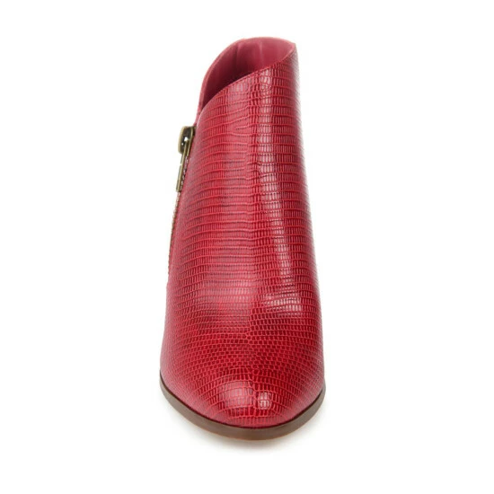 Budget 🎉 Journee Collection 👩 Womens Tru Comfort Foam Glam Wedge Bootie Brown ⭐ - Image 7