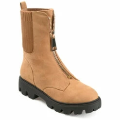 Outlet 🧨 Journee Collection 👩 Womens Tru Comfort Foam Estee Bootie Tan 🥰