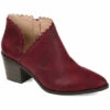 New 💯 Journee Collection 👩 Womens Tessa Bootie Wine 👏