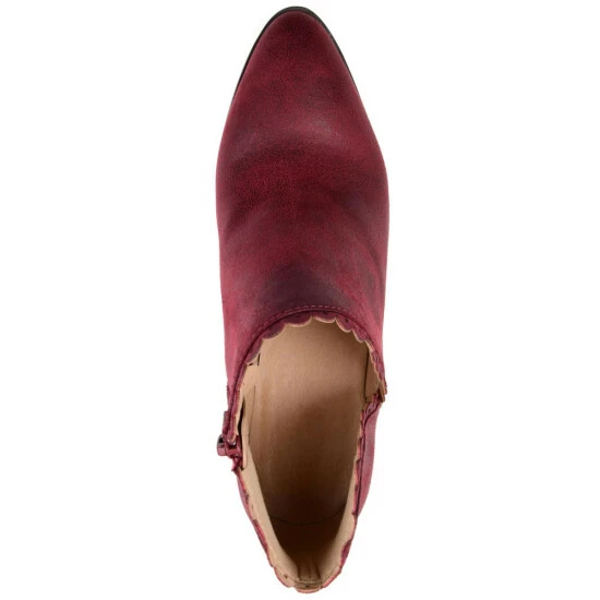 New ๐ฏ Journee Collection ๐ฉ Womens Tessa Bootie Wine ๐ - Image 2
