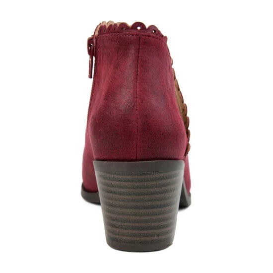 New ๐ฏ Journee Collection ๐ฉ Womens Tessa Bootie Wine ๐ - Image 7
