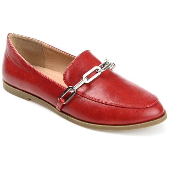 Brand new ๐ Journee Collection ๐ฉ Womens Tru Comfort Foam Madison Flat Red ๐งจ