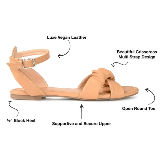 Brand new ๐ Journee Collection ๐ฉ Womens โ๏ธ Summer ๐ฉด Sandal Black โค๏ธ - Image 3