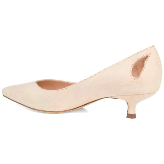 Best Sale ๐ฏ Journee Collection ๐ฉ Women's Goldie Kitten Heel Nude ๐งจ - Image 5
