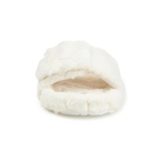 Outlet โ Journee Collection ๐ฉ Women's Faux Fur Shadow Slipper Brown โ๏ธ - Image 3