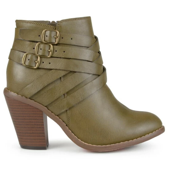 Coupon โค๏ธ Journee Collection ๐ฉ Womens Strap Bootie Olive ๐ - Image 3