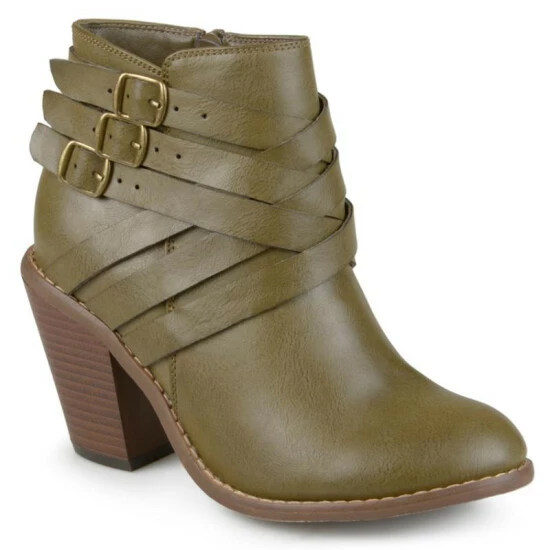 Coupon โค๏ธ Journee Collection ๐ฉ Womens Strap Bootie Olive ๐ - Image 12