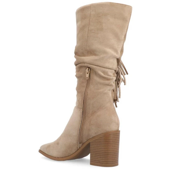 Best deal 😀 Journee Collection 👩 Womens Tru Comfort Foam Hartly Boot Taupe 🤩 - Image 5