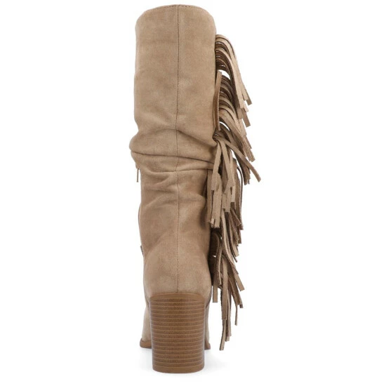 Best deal 😀 Journee Collection 👩 Womens Tru Comfort Foam Hartly Boot Taupe 🤩 - Image 8