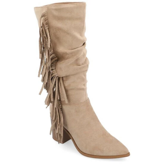 Best deal 😀 Journee Collection 👩 Womens Tru Comfort Foam Hartly Boot Taupe 🤩 - Image 13