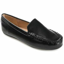Flash Sale 💯 Journee Collection 👩 Women's Comfort Wide Width Halsey Loafer Silver 😉