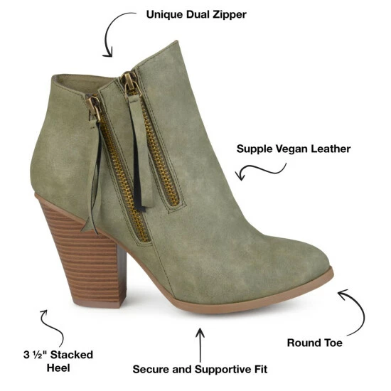 Promo โจ Journee Collection ๐ฉ Women's Wide Width Vally Bootie Wine โญ - Image 5