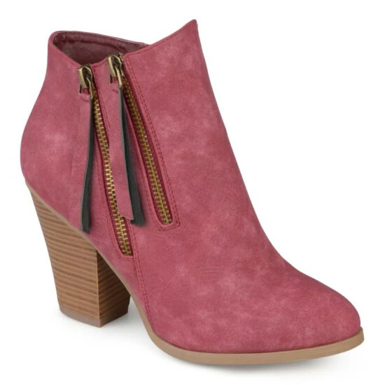 Promo โจ Journee Collection ๐ฉ Women's Wide Width Vally Bootie Wine โญ - Image 14